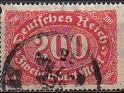 Germany - 1922 - Numeros - 200 - Rojo - Numeros - Scott 200 - 0